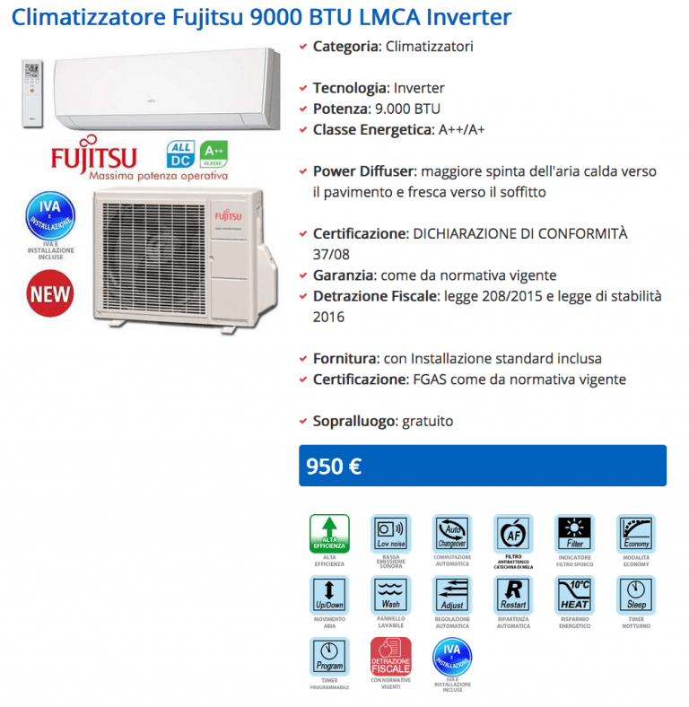 Climatizzatore Ariston 12000 BTU Nevis 3D Inverter Climatizzatore Ariston 12000 BTU Nevis 3D Inverter