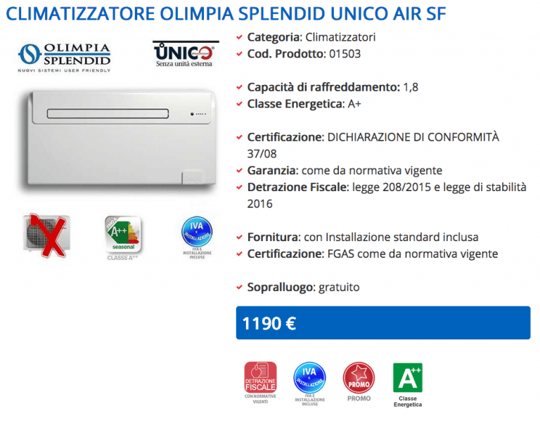 Ariston 3381361 + 3381360 Climatizzatore split system Bianco Ariston 3381361 + 3381360 Climatizzatore split system Bianco