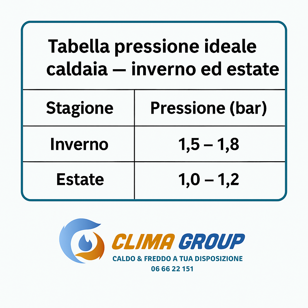 Caldaia perde pressione cosa fare