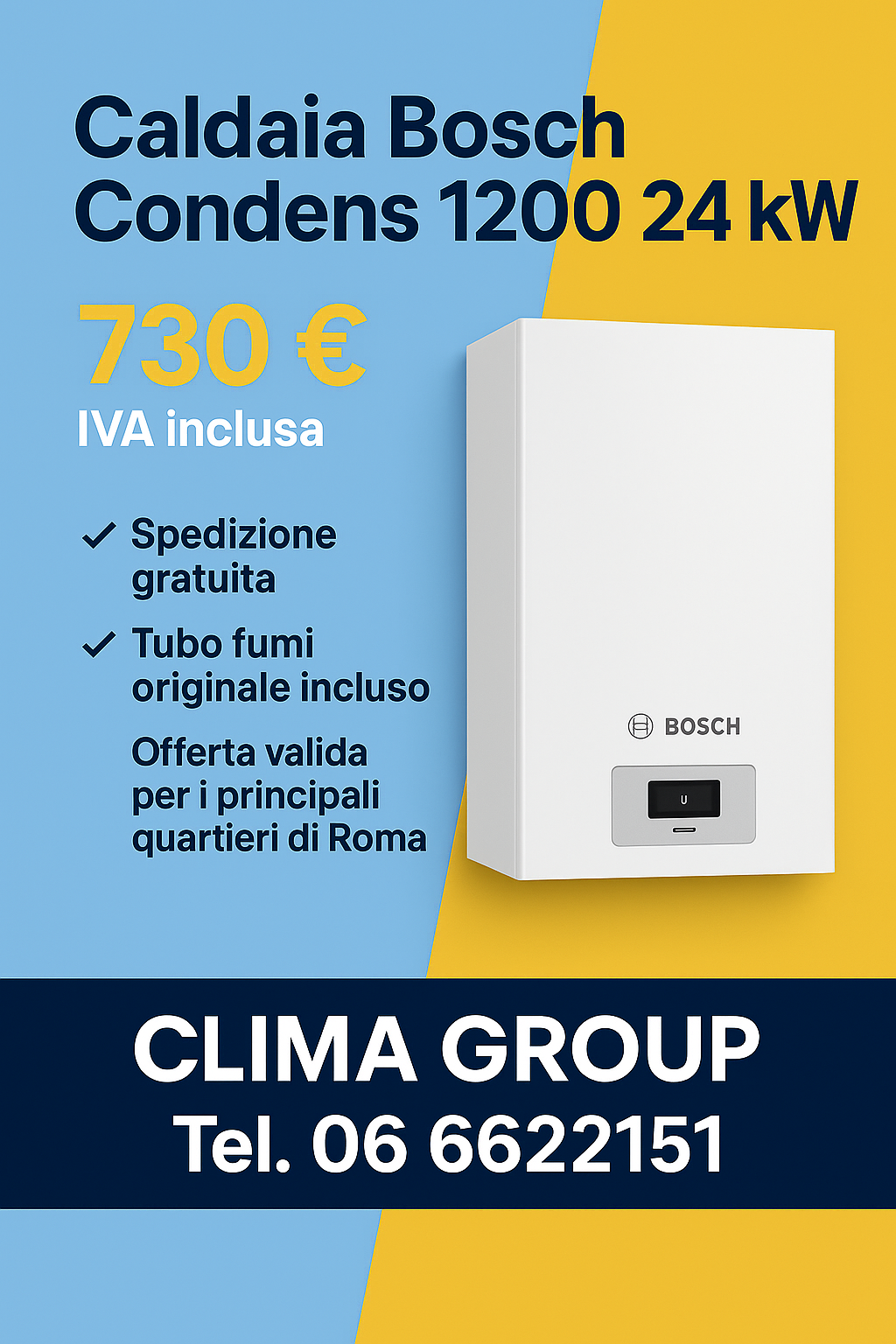 Prezzo Caldaia Bosch 1200 24 kW