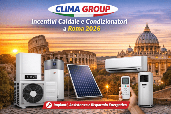 Incentivi Caldaie e Condizionatori Roma 2026