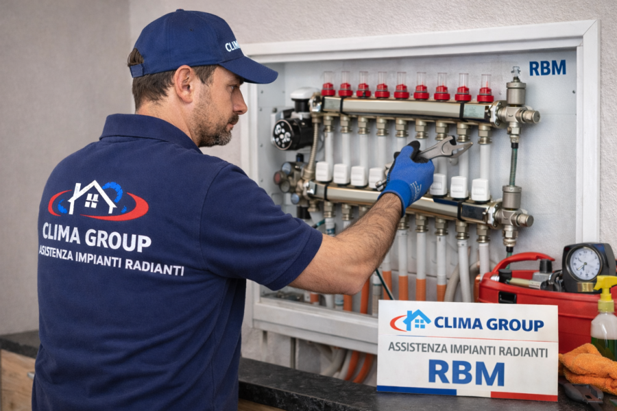 assistenza impianti radianti rbm