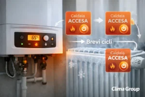 Caldaia accende e spegne continuamente cause e soluzione