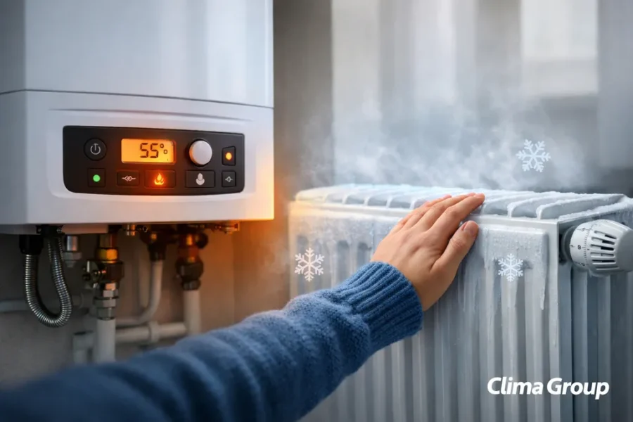 Caldaia accesa ma termosifoni freddi: cosa fare