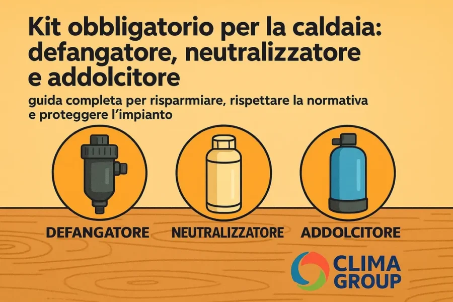 Kit obbligatorio per la caldaia