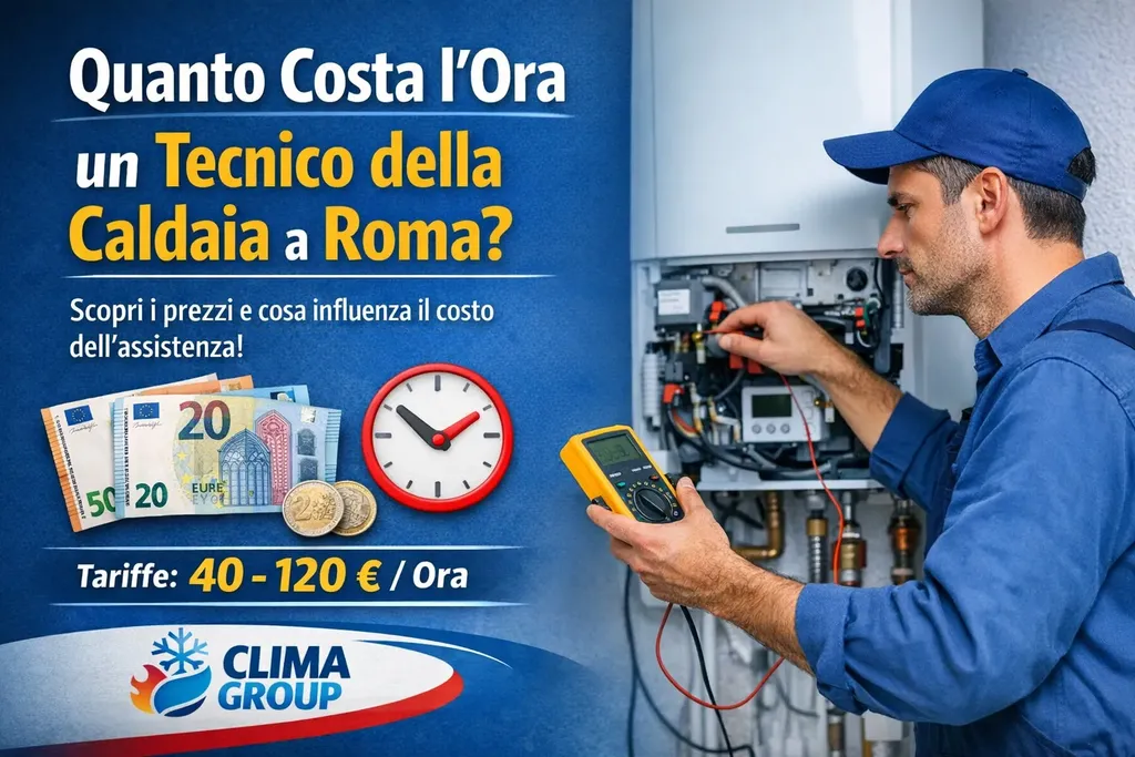 Quanto Costa l'ora un Tecnico della Caldaia a Roma