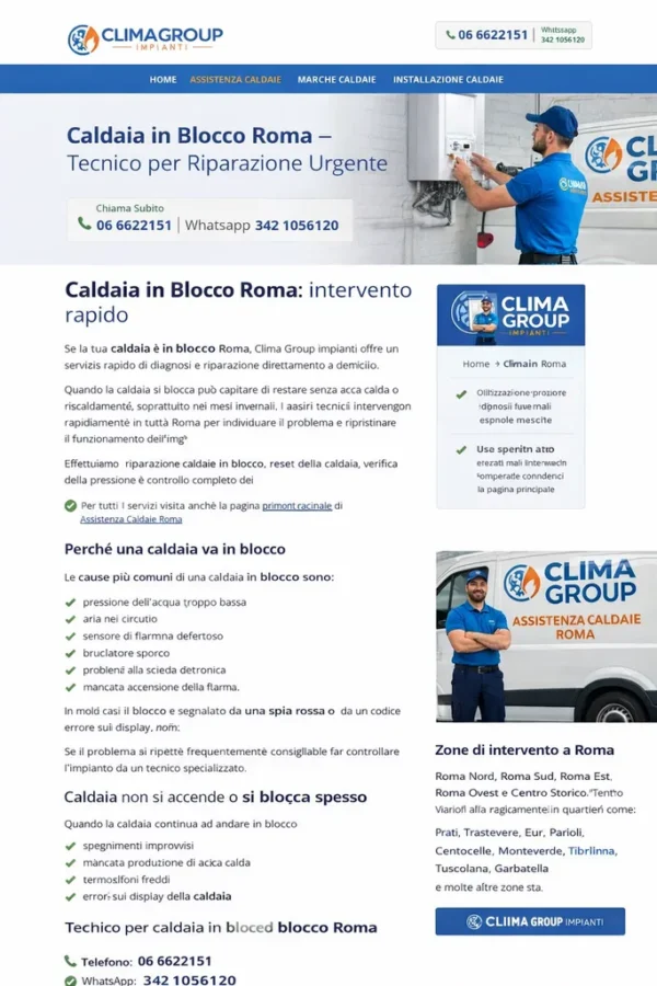 Caldaia in Blocco Roma