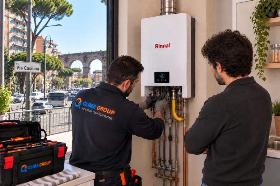 Assistenza Scaldacqua Rinnai Casilina