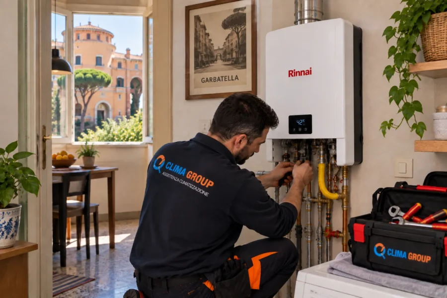 Assistenza Scaldacqua Rinnai Garbatella