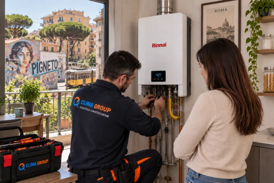 Assistenza Scaldacqua Rinnai Pigneto