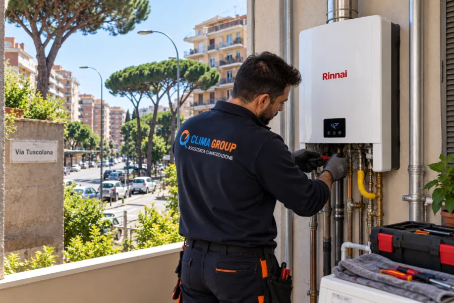 Assistenza Scaldacqua Rinnai Tuscolana