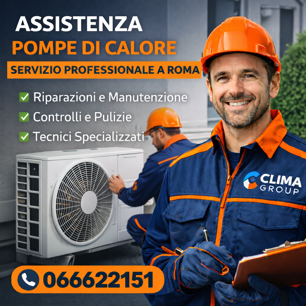 assistenza pompe di calore roma