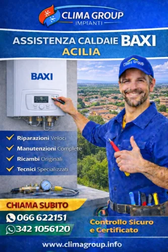Assistenza Caldaie Baxi Acilia