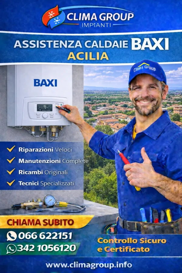 Assistenza Caldaie Baxi Acilia