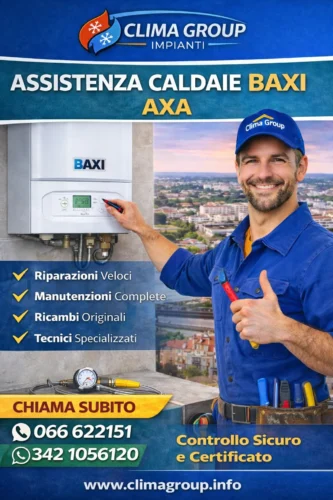 Assistenza Caldaie Baxi Axa