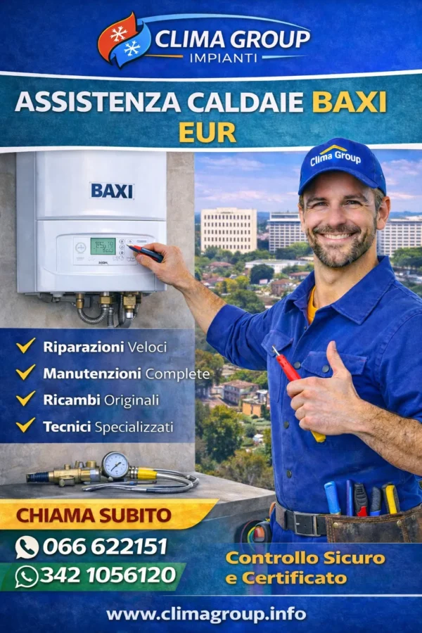 Assistenza Caldaie Baxi Eur