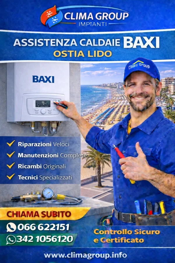 Assistenza Caldaie Baxi Ostia Lido