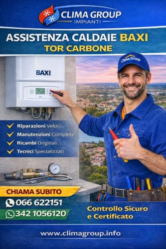 Assistenza Caldaie Baxi Tor Carbone