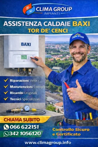 Assistenza Caldaie Baxi Tor de Cenci