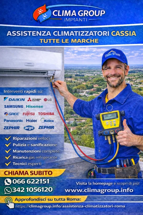 Assistenza Climatizzatori Cassia di Tutte le Marche