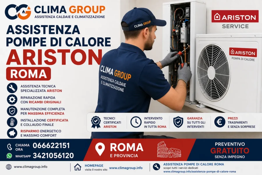 Assistenza Pompe di Calore Ariston Roma
