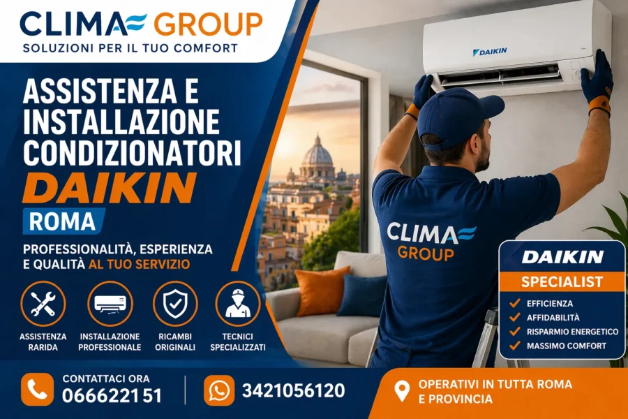 Assistenza e Installazione Condizionatori Daikin Roma