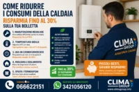 Come ridurre i consumi della caldaia