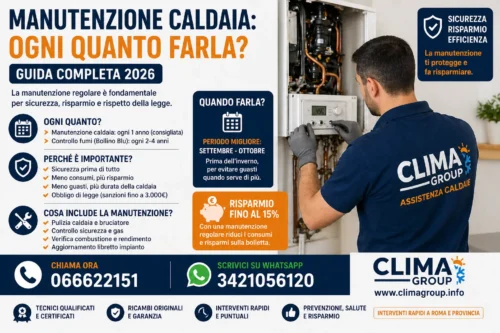 Manutenzione caldaia ogni quanto farla