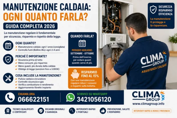 Manutenzione caldaia ogni quanto farla