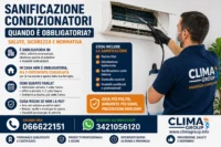 Sanificazione condizionatori quando è obbligatoria