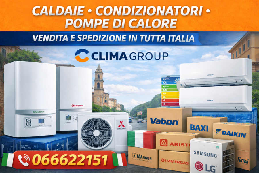 Vendita Caldaie, Condizionatori e Pompe di Calore
