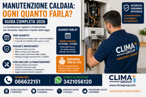Manutenzione caldaia: ogni quanto farla?