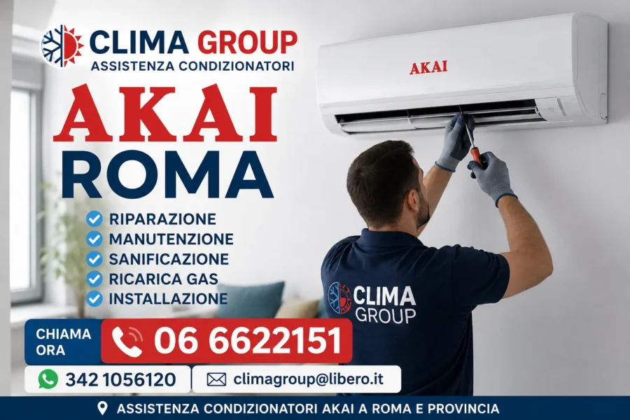 Assistenza Condizionatori Akai Roma