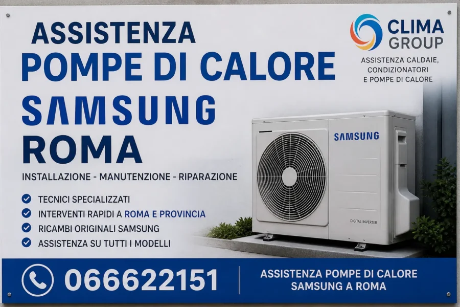 Assistenza Pompe di Calore Samsung Roma