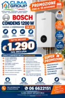 Offerta Caldaia Bosch Condens 1200 W 24 kW