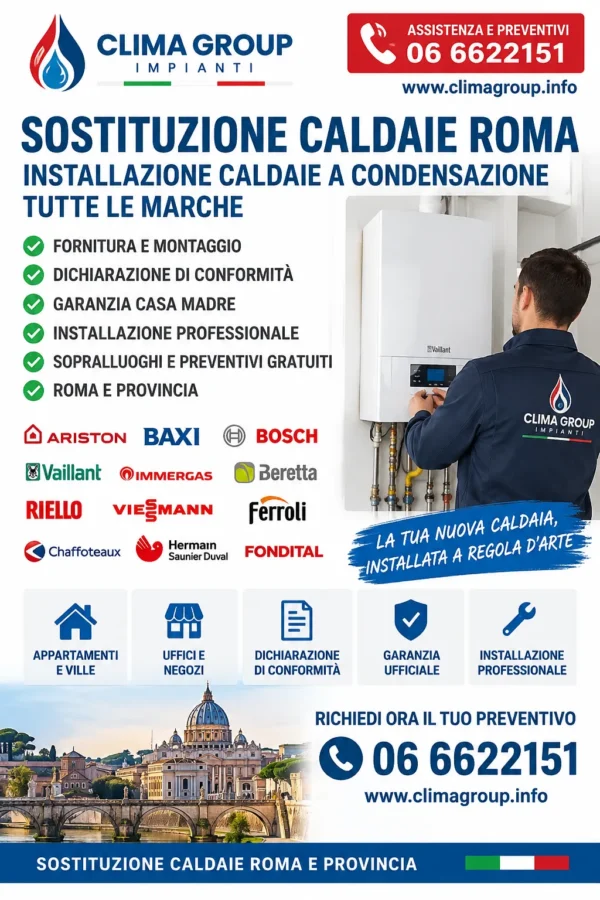 Sostituzione Caldaie Roma